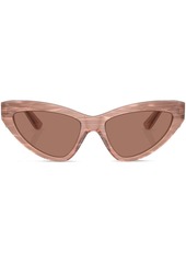 Dolce & Gabbana logo-plaque cat-eye frame sunglasses