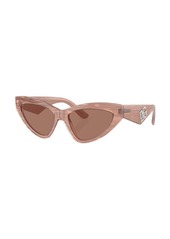 Dolce & Gabbana logo-plaque cat-eye frame sunglasses