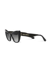 Dolce & Gabbana logo-plaque cat-eye sunglasses