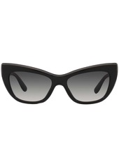 Dolce & Gabbana logo-plaque cat-eye sunglasses