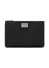 Dolce & Gabbana logo-plaque clutch bag