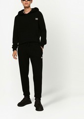 Dolce & Gabbana logo-tag wool-cashmere hoodie