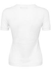 Dolce & Gabbana Logo Plaque Cotton Jersey T-shirt