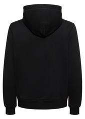 Dolce & Gabbana Logo Plaque Cotton Jersey Zip Sweatshirt