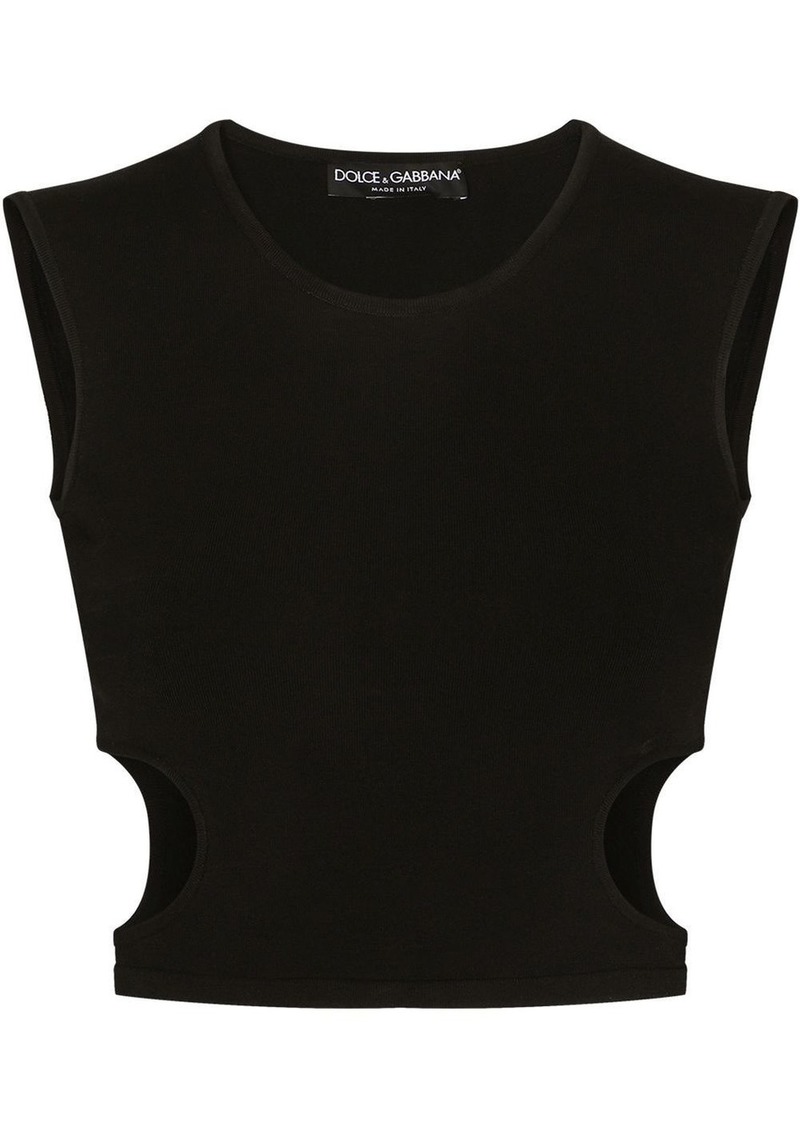 Dolce & Gabbana cut-out tank top