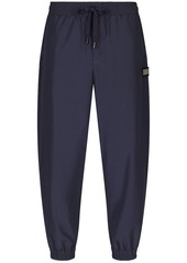 Dolce & Gabbana logo-plaque drawstring track pants