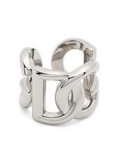 Dolce & Gabbana logo-plaque engraved ring