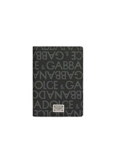 Dolce & Gabbana logo-plaque jacquard cardholder