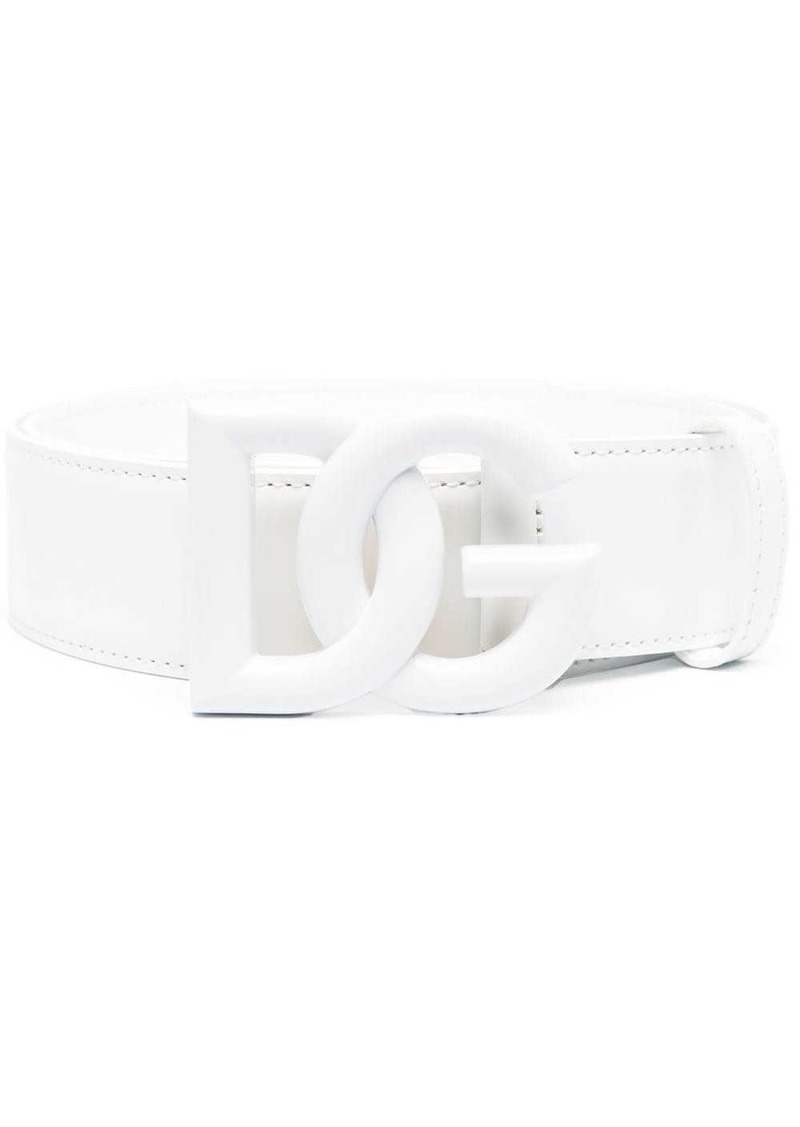 Dolce & Gabbana DG-logo leather belt