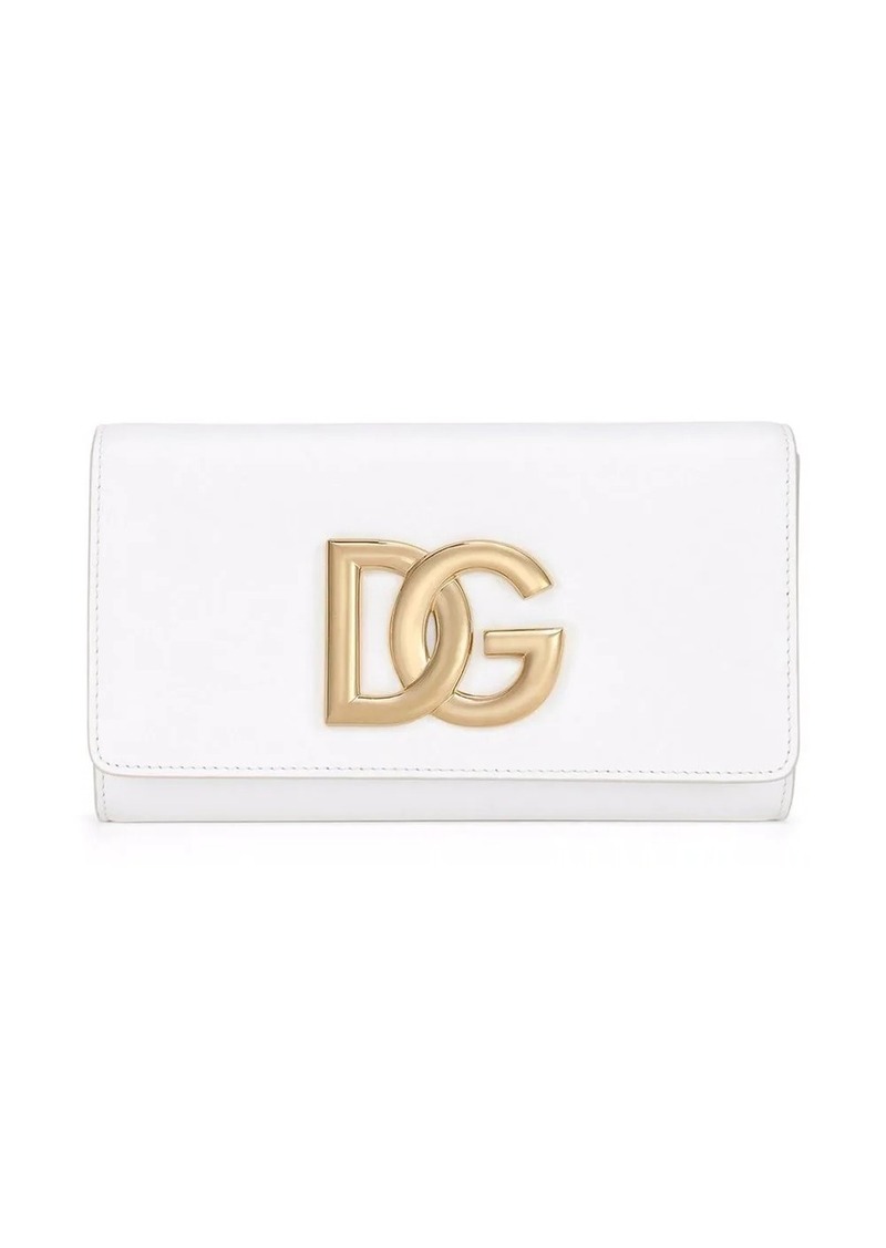 Dolce & Gabbana 3.5 leather clutch bag