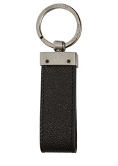 Dolce & Gabbana Logo Plaque Leather Key Ring