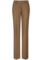 Dolce & Gabbana logo-plaque straight-leg trousers