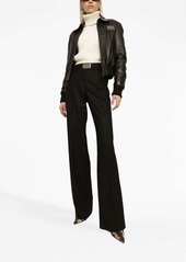 Dolce & Gabbana logo-plaque straight-leg trousers