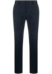 Dolce & Gabbana logo-plaque stretch cotton trousers