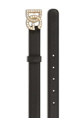 Dolce & Gabbana DG-logo embellished leather belt