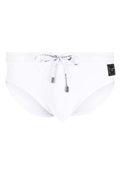 Dolce & Gabbana logo-plaque swim trunks