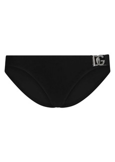 Dolce & Gabbana logo-plaque swim trunks