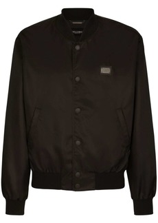 Dolce & Gabbana DG Essentials logo-plaque bomber jacket