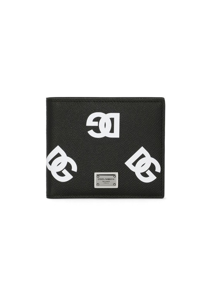 Dolce & Gabbana DG-logo leather bifold wallet