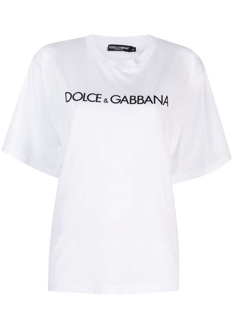 Dolce & Gabbana logo-print cotton T-shirt