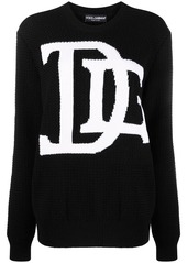 Dolce & Gabbana logo-print knitted jumper