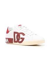 Dolce & Gabbana logo-print lace-up sneakers