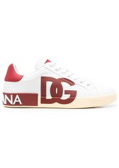 Dolce & Gabbana logo-print lace-up sneakers