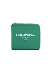 Dolce & Gabbana logo-print leather wallet