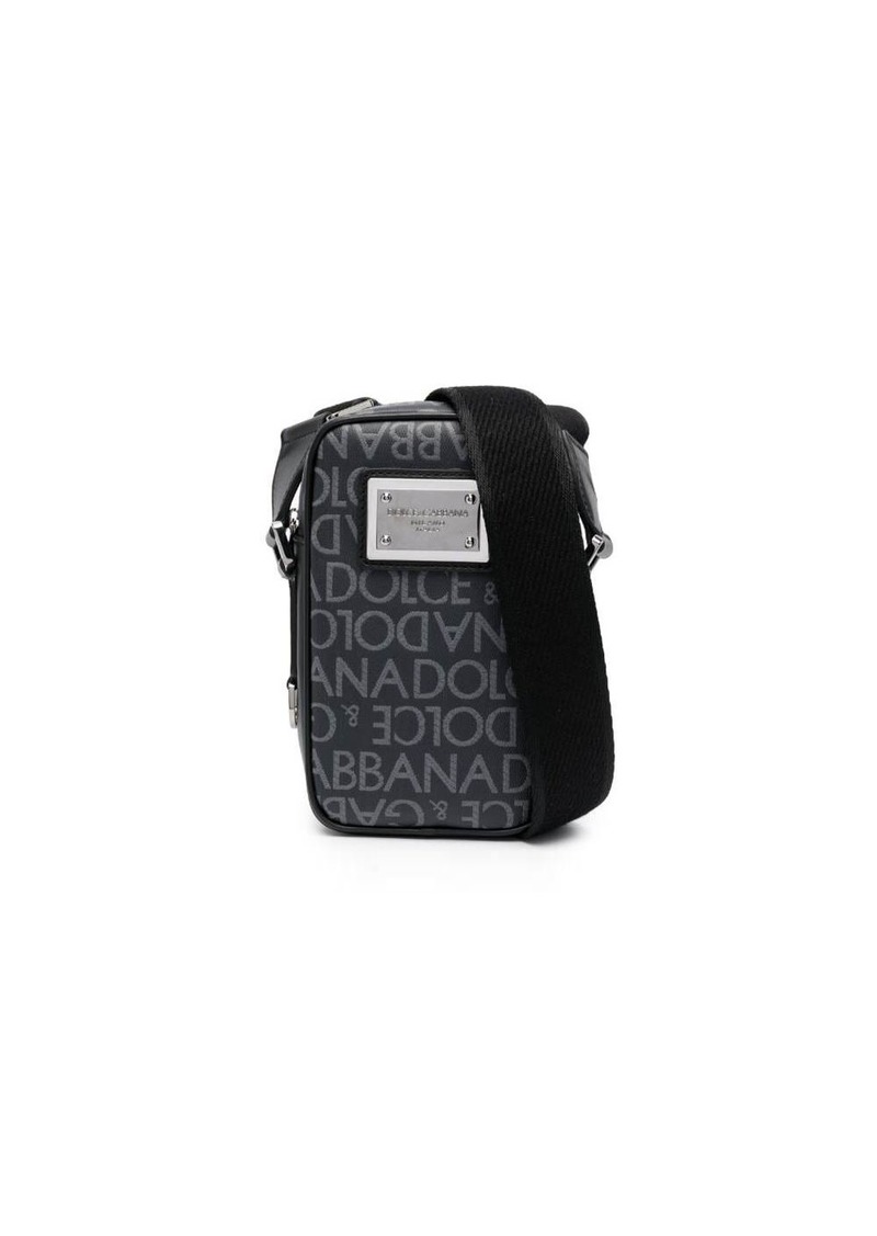 Dolce & Gabbana logo-print messenger bag