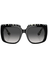 Dolce & Gabbana logo-print oversized sunglasses