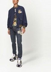 Dolce & Gabbana logo-print straight-leg jeans