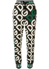 Dolce & Gabbana logo-print stripe-detail track pants
