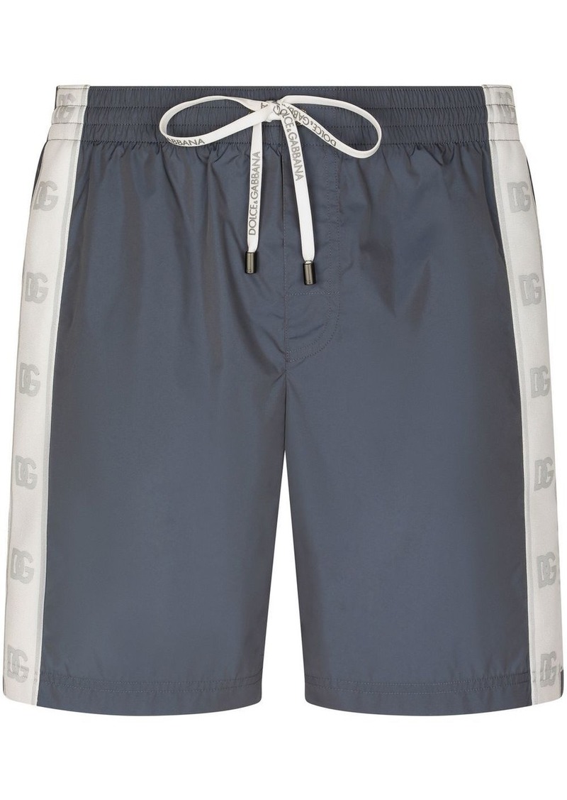 Dolce & Gabbana logo-print swim shorts