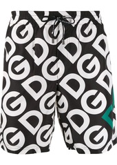 Dolce & Gabbana logo print swimming shorts