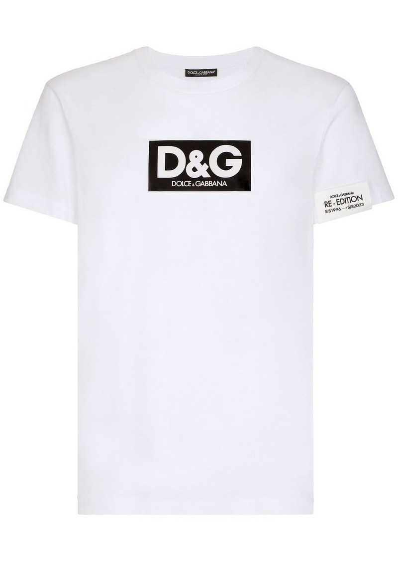 Dolce & Gabbana logo-patch cotton T-shirt