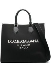 Dolce & Gabbana large logo-print tote bag