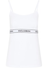 Dolce & Gabbana logo-waistband tank top