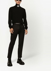 Dolce & Gabbana logo-trim tailored trousers