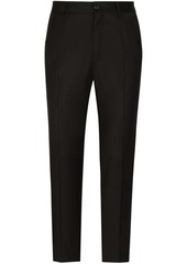 Dolce & Gabbana logo-trim tailored trousers