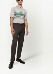 Dolce & Gabbana logo-trim tailored trousers