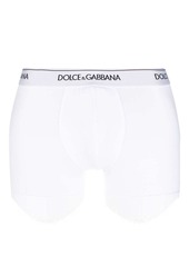 Dolce & Gabbana logo-waist cotton boxer briefs (set of two)