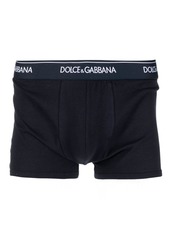 Dolce & Gabbana logo-waist cotton boxer briefs (set of two)