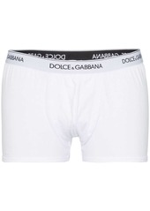 Dolce & Gabbana logo waistband cotton 2 pack boxer shorts