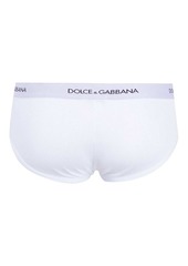 Dolce & Gabbana logo-waistband ribbed-knit briefs