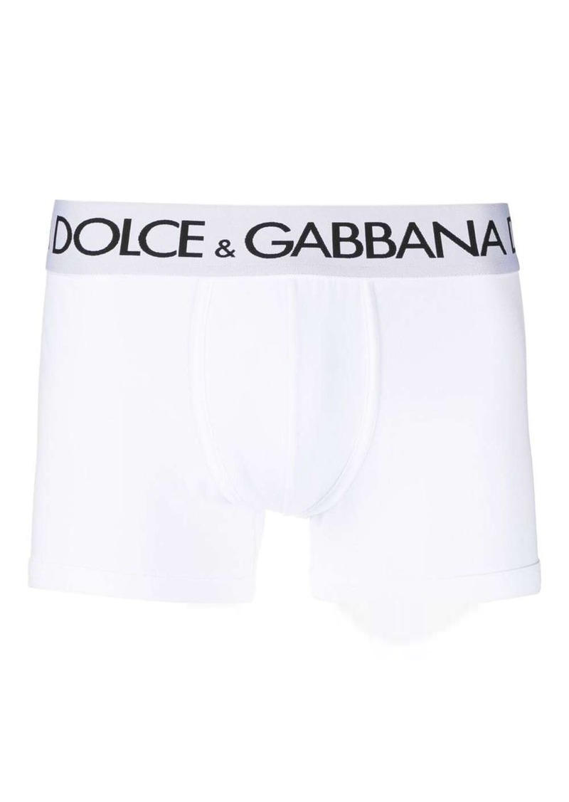 Dolce & Gabbana logo-waistband stretch boxers