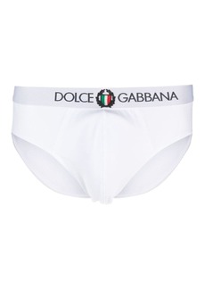 Dolce & Gabbana logo-waistband stretch-cotton briefs