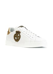 Dolce & Gabbana Portofino crown-patch leather sneakers