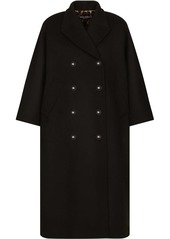 Dolce & Gabbana double-breasted baize coat