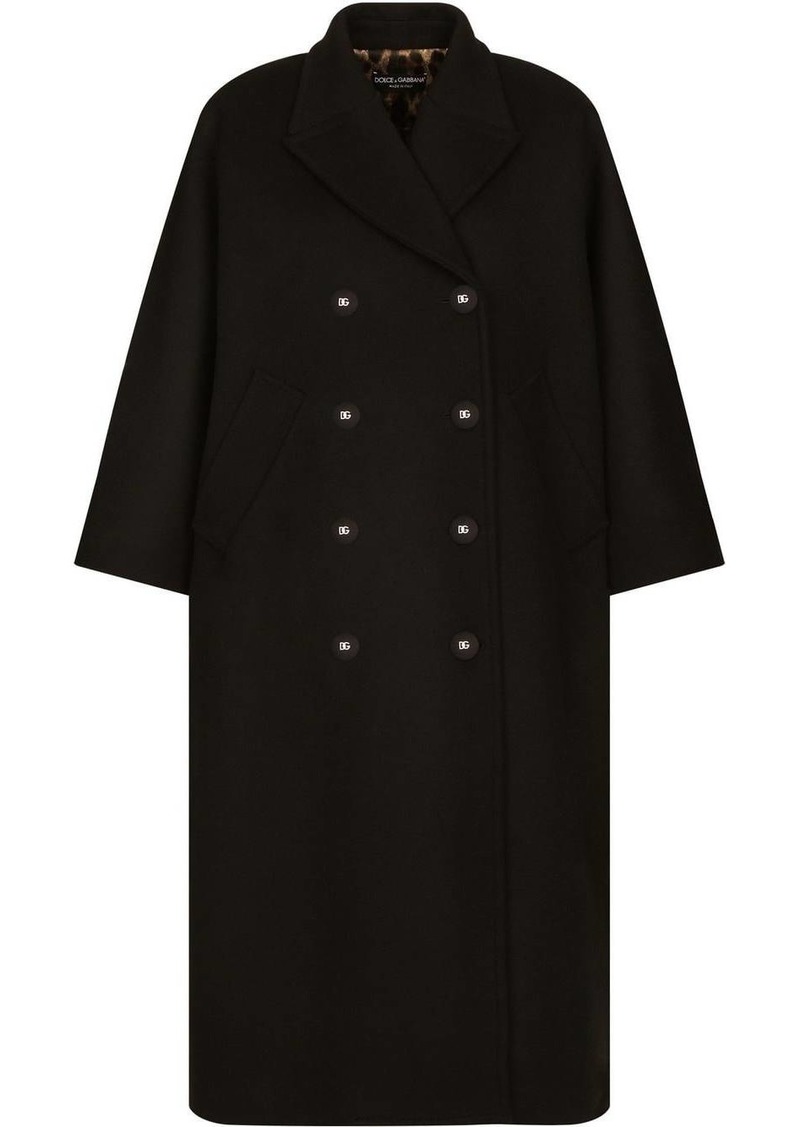 Dolce & Gabbana double-breasted baize coat