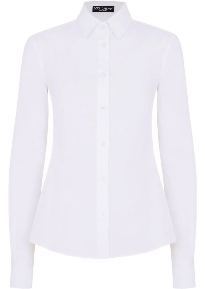 Dolce & Gabbana button-up poplin shirt